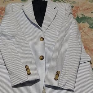 Boys sz 14 seersucker jacket